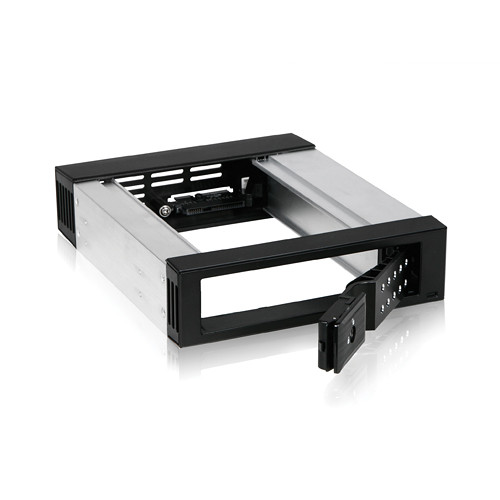 iStarUSA 5.25" to 1 x 3.5" Trayless SATA/SAS Hot-Swap Cage (Black)