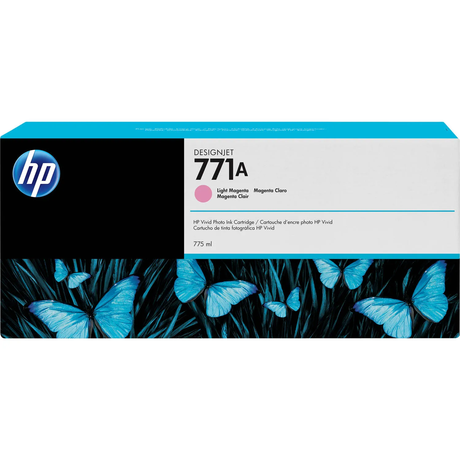 HP 771A DesignJet 775mL Light Magenta Ink Cartridge