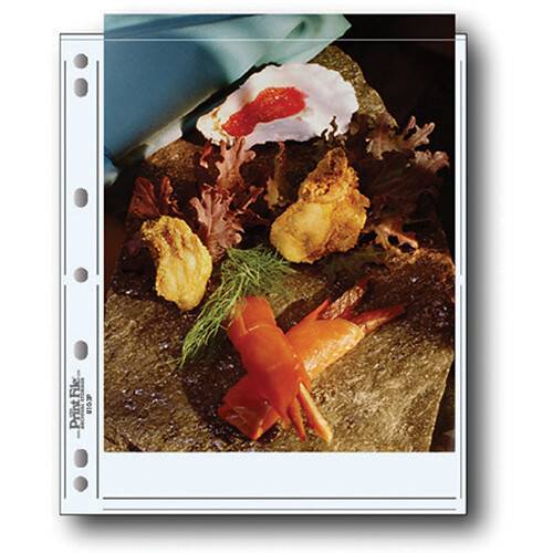 Print File 810-2P Archival Storage Page (100-Pack, 8 x 10")