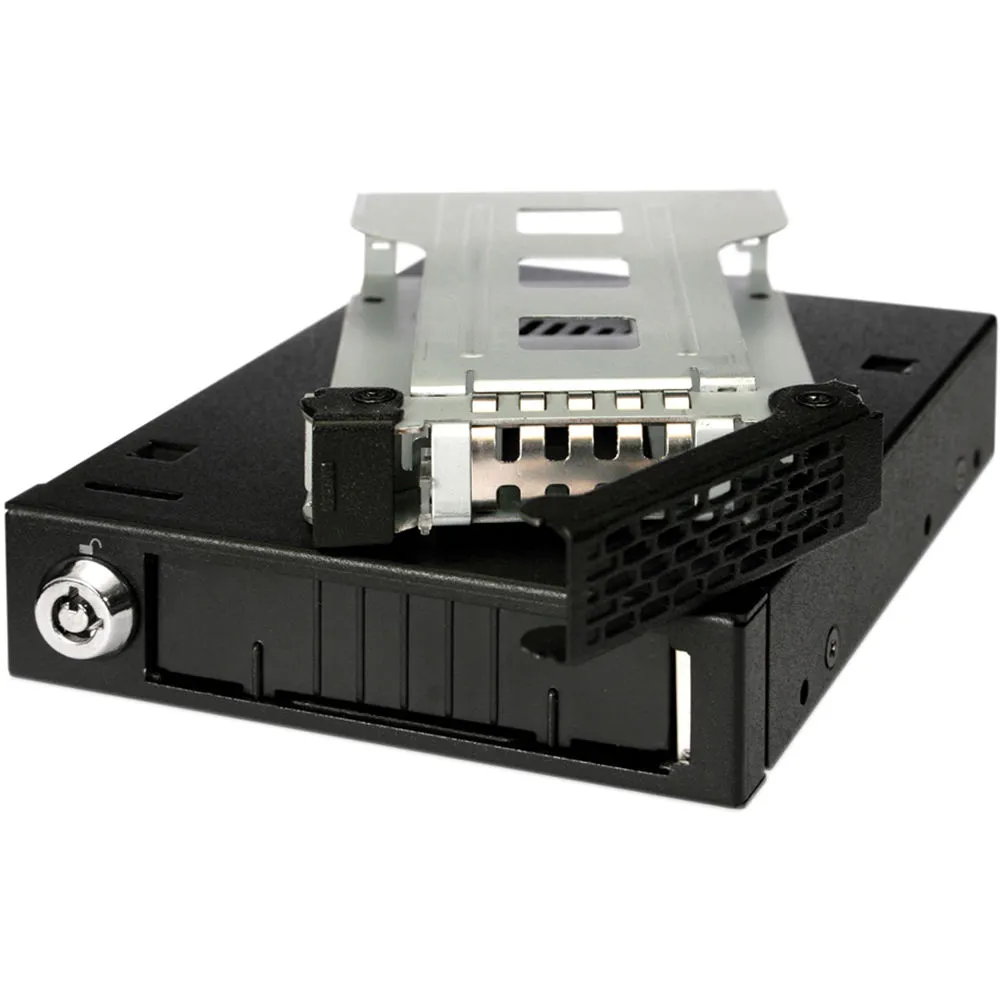 Icy Dock ToughArmor 2.5" SATA/SAS HDD &amp; SSD Mobile Rack for 3.5" Drive Bay (Matte Black)
