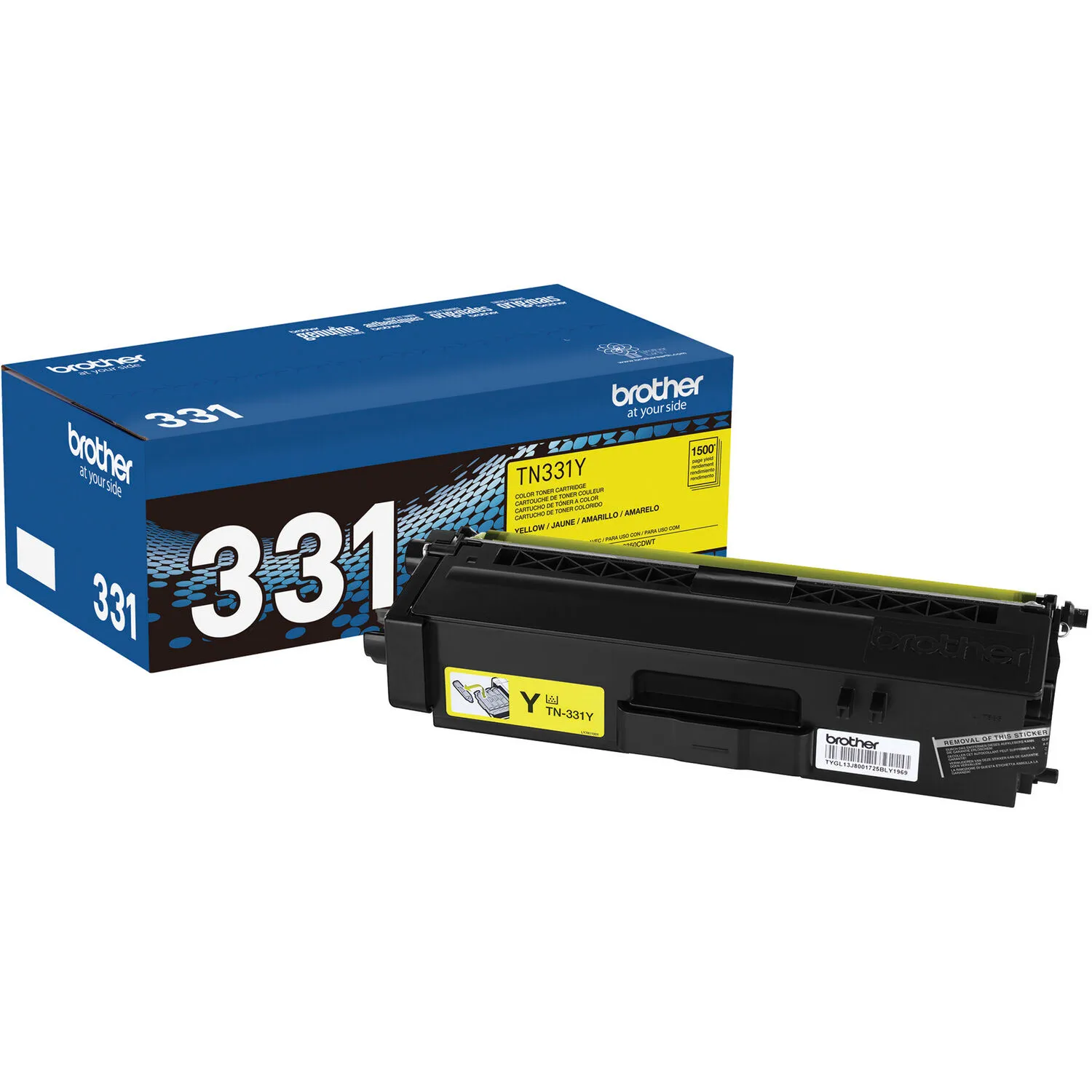 Brother TN331Y Standard Yield Yellow Toner Cartridge