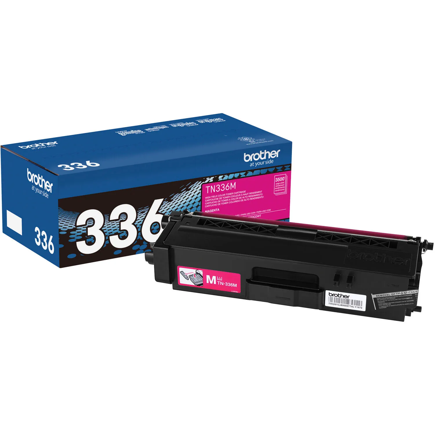 Brother TN336M High Yield Magenta Toner Cartridge