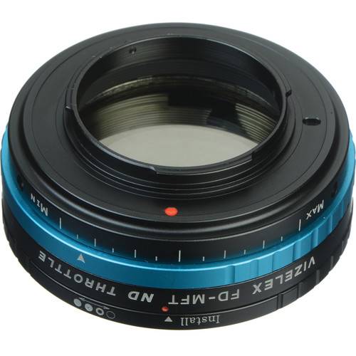 FotodioX Canon FD Lens to Micro Four Thirds Camera Vizelex ND Throttle Adapter