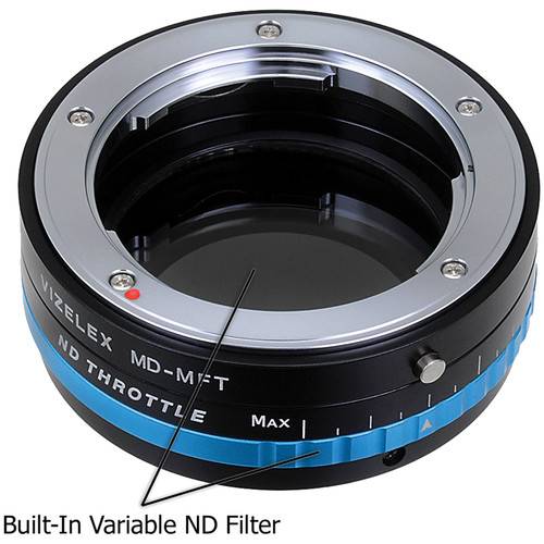 FotodioX Minolta MD Lens to Micro Four Thirds Camera Vizelex ND Throttle Adapter