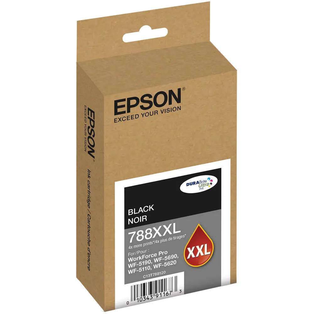 Epson T788XXL Extra High-Capacity DURABrite Ultra Black Ink Cartridge