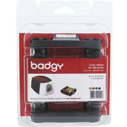 Evolis YMCKO Color Ribbon for Badgy100 &amp; Badgy200 Card Printers