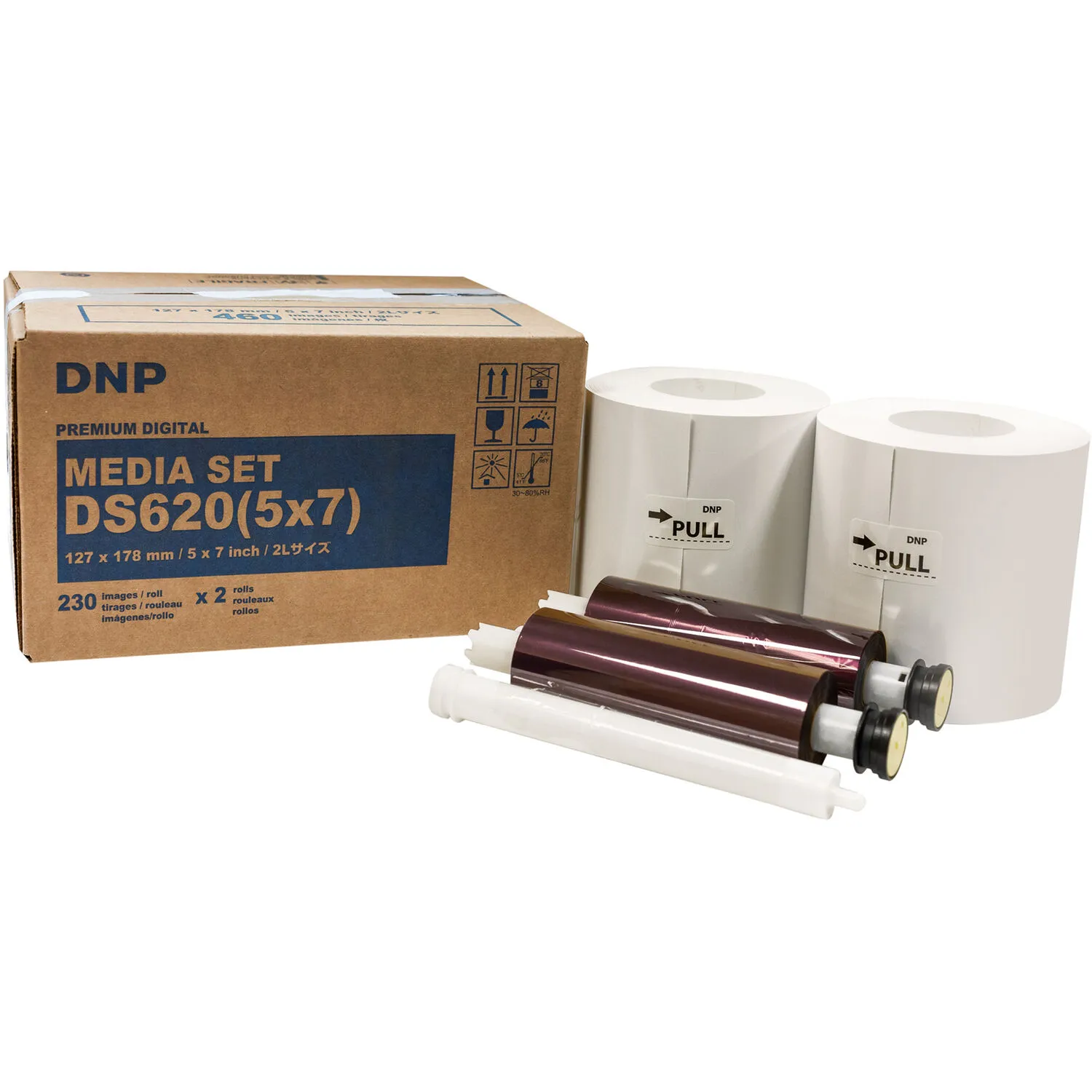 DNP DS620 Roll Media for DS620A Printer (5 x 7", 2-Pack)