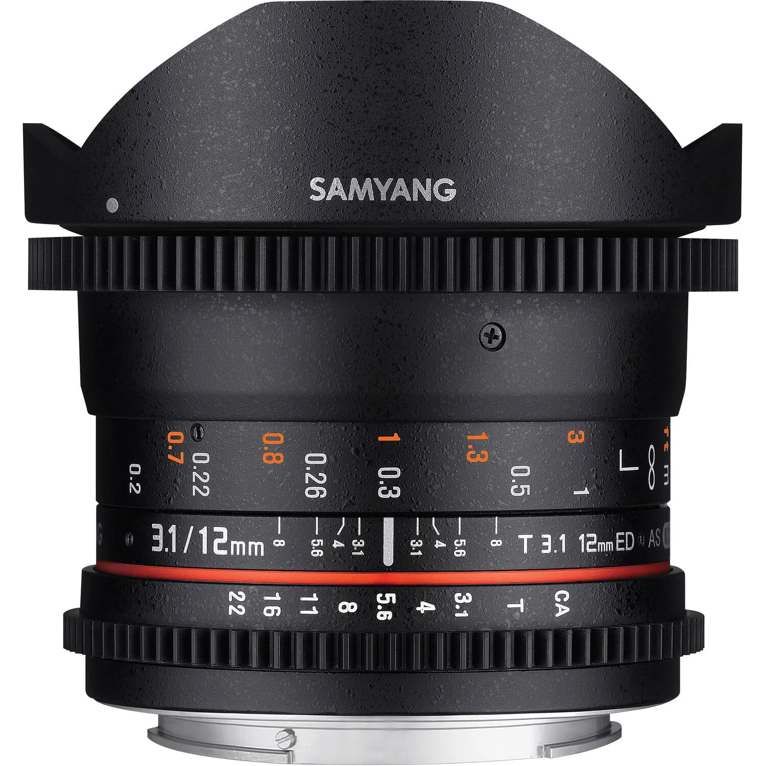 Samyang 12mm T3.1 VDSLR Cine Fisheye Lens for Nikon F Mount
