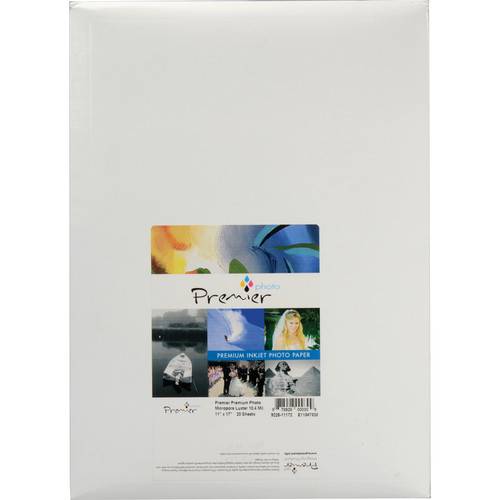 Premier Imaging Premium Photo Luster Paper (11 x 17", 20 Sheets)