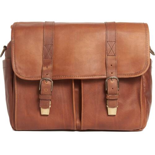 ONA Brixton Camera/Laptop Messenger Bag (Antique Cognac Leather)