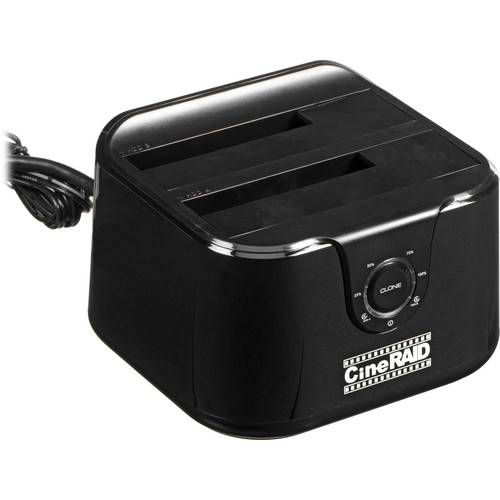 CineRAID Standalone Duplicator and USB 3.1 Gen 1 Dual Hard Drive Docking Station