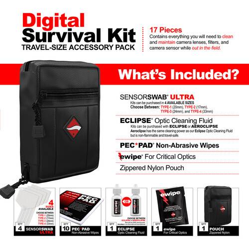 Photographic Solutions Sensor Swab ULTRA Kit (Type 3)