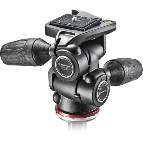 Manfrotto MH804 3-Way, Pan-and-Tilt Head with 200LT-PL Quick Release Plate