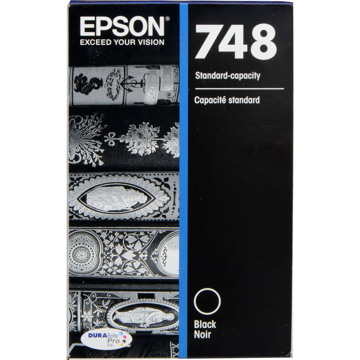 Epson DURABrite Pro 748 Standard Capacity Black Ink Cartridge