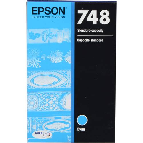 Epson DURABrite Pro 748 Standard Capacity Cyan Ink Cartridge