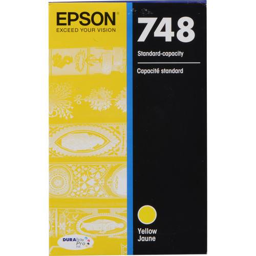 Epson DURABrite Pro 748 Standard Capacity Yellow Ink Cartridge