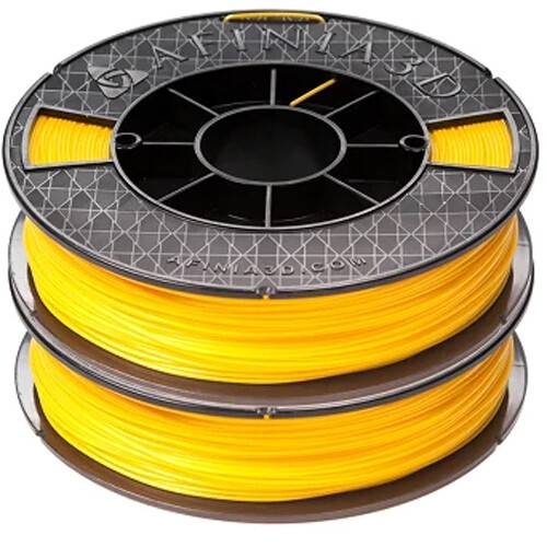 Afinia 1.75mm ABS Premium Filament 2-Pack for H-Series 3D Printers (2 x 500g, Yellow)