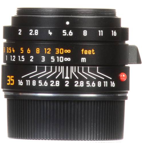 Leica Summicron-M 35mm f/2 ASPH. Lens (Leica M, Black)