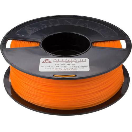 Afinia 1.75mm Value-Line PLA Filament for H-Series 3D Printers (2.2 lb, Orange)