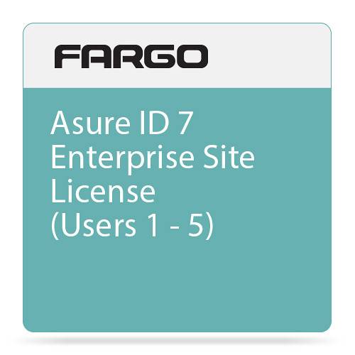 Fargo Site License Upgrade for Asure ID 7 Enterprise ID Card Printing Software (1-5 Users)