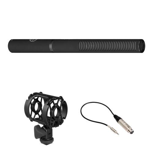 Senal MC24-EL Shotgun Microphone Kit with Shockmount and XLR to 3.5mm Cable