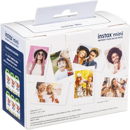 FUJIFILM instax mini Instant Film (Value Pack,&nbsp;60 Exposures)