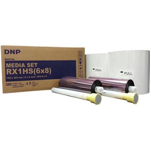 DNP 6 x 8" Media Set for DS-RX1HS &amp; RX1 Printers (2 Rolls)