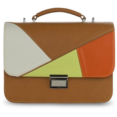 POMPIDOO Miami Camera Satchel (Caramel Pie)