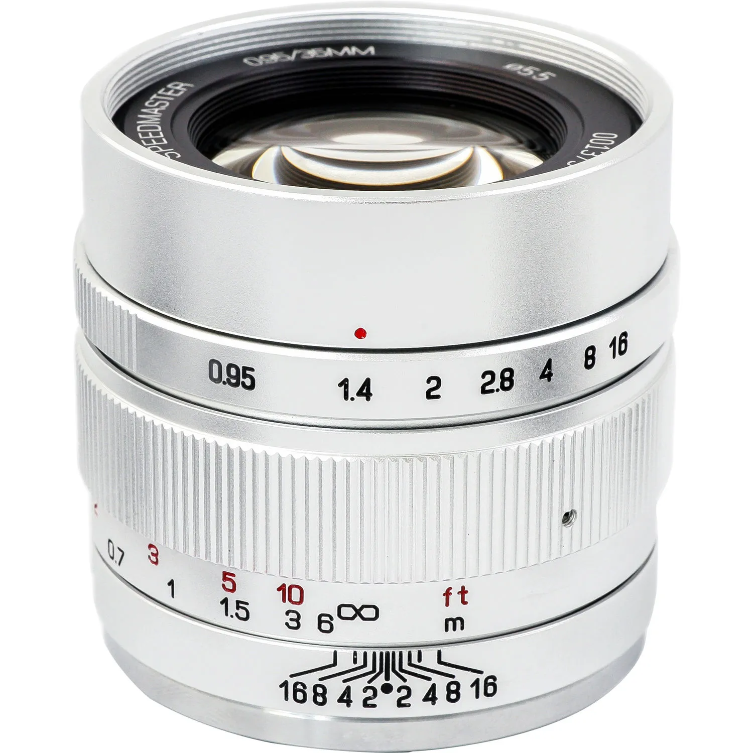 Mitakon Zhongyi Speedmaster 35mm f/0.95 Mark II Lens (Canon EF-M, Silver)