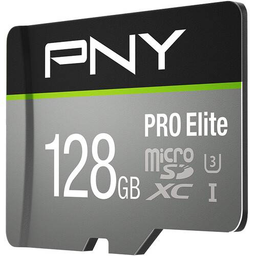 PNY 128GB Pro Elite microSDXC Memory Card (U3)