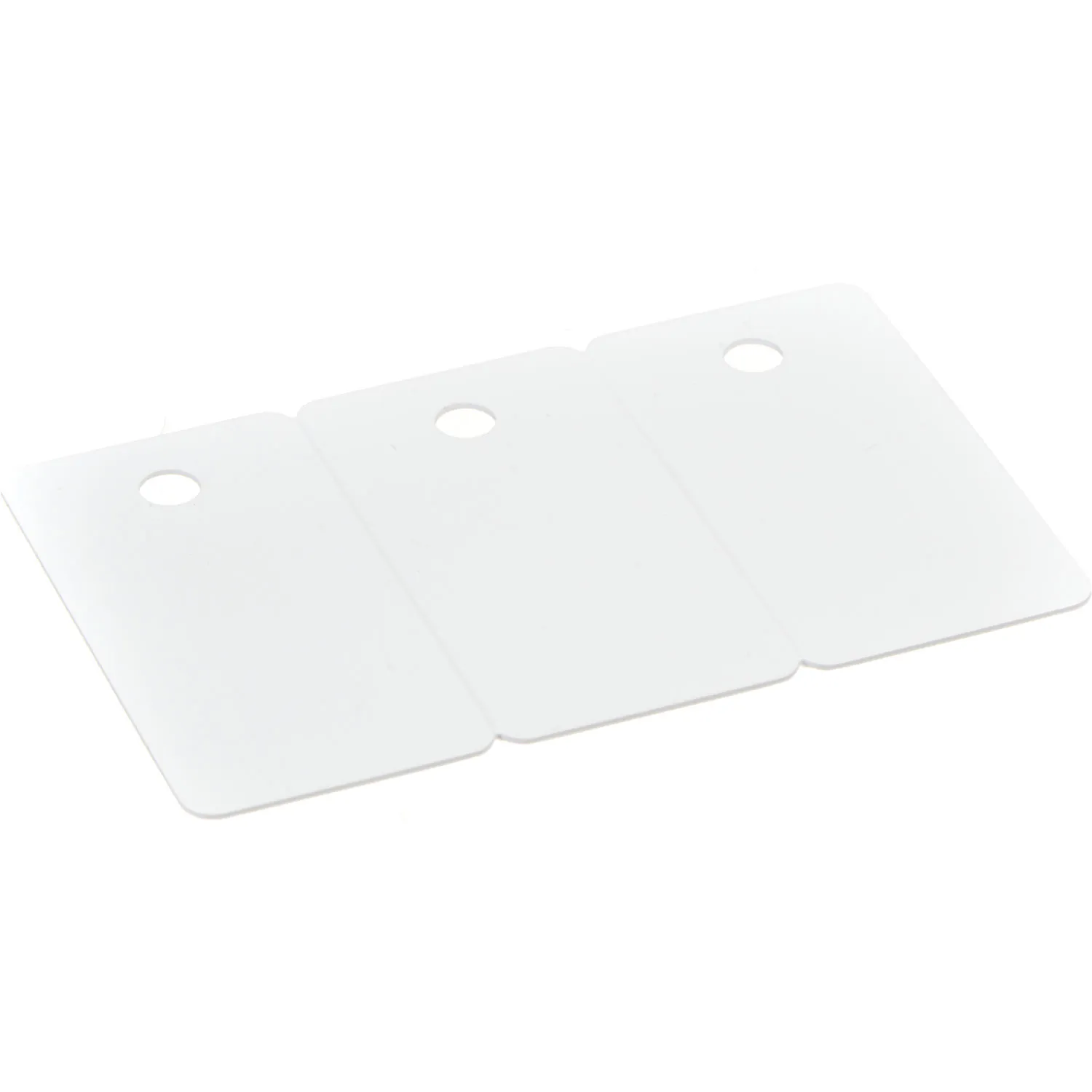IDC CR-80/30 3-UP PVC Cards for Key Tags (500 Cards)