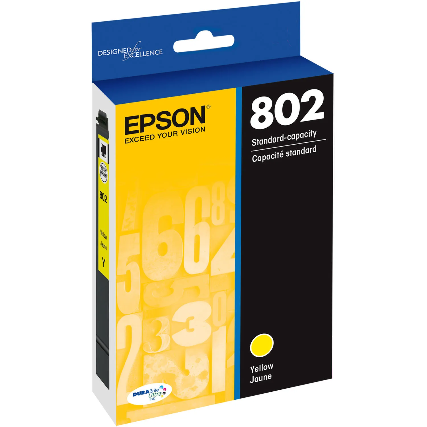 Epson 802 Yellow DURABrite Ultra Standard-Capacity Ink Cartridge