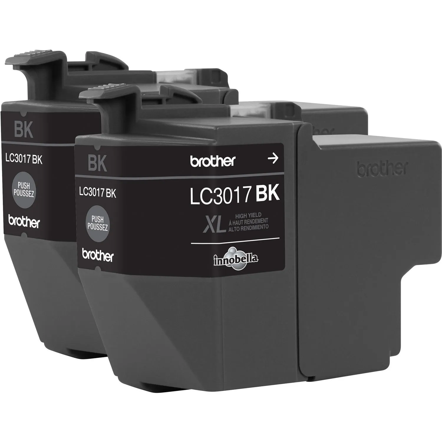 Brother LC3017BK High Yield XL Black Ink Cartridge (2-Pack)