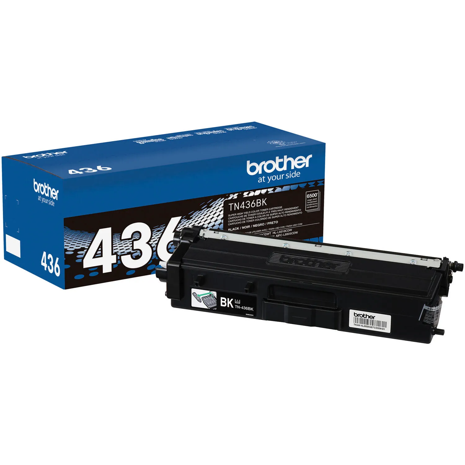 Brother TN436BK Black Super High-Yield Toner Cartridge