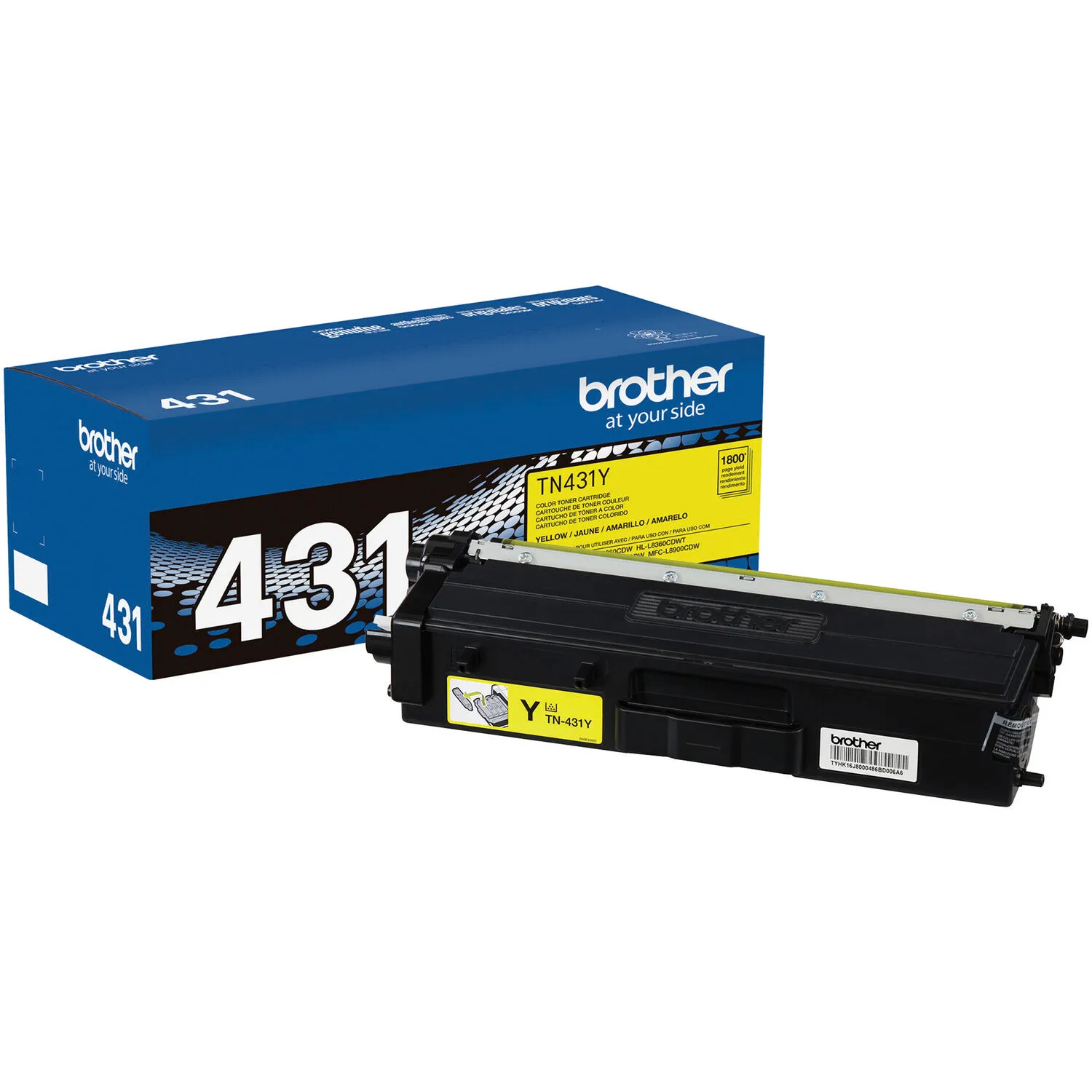 Brother TN431Y Yellow Standard-Yield Toner Cartridge