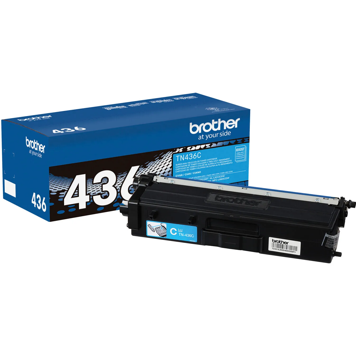 Brother TN436C Cyan Super High-Yield Toner Cartridge
