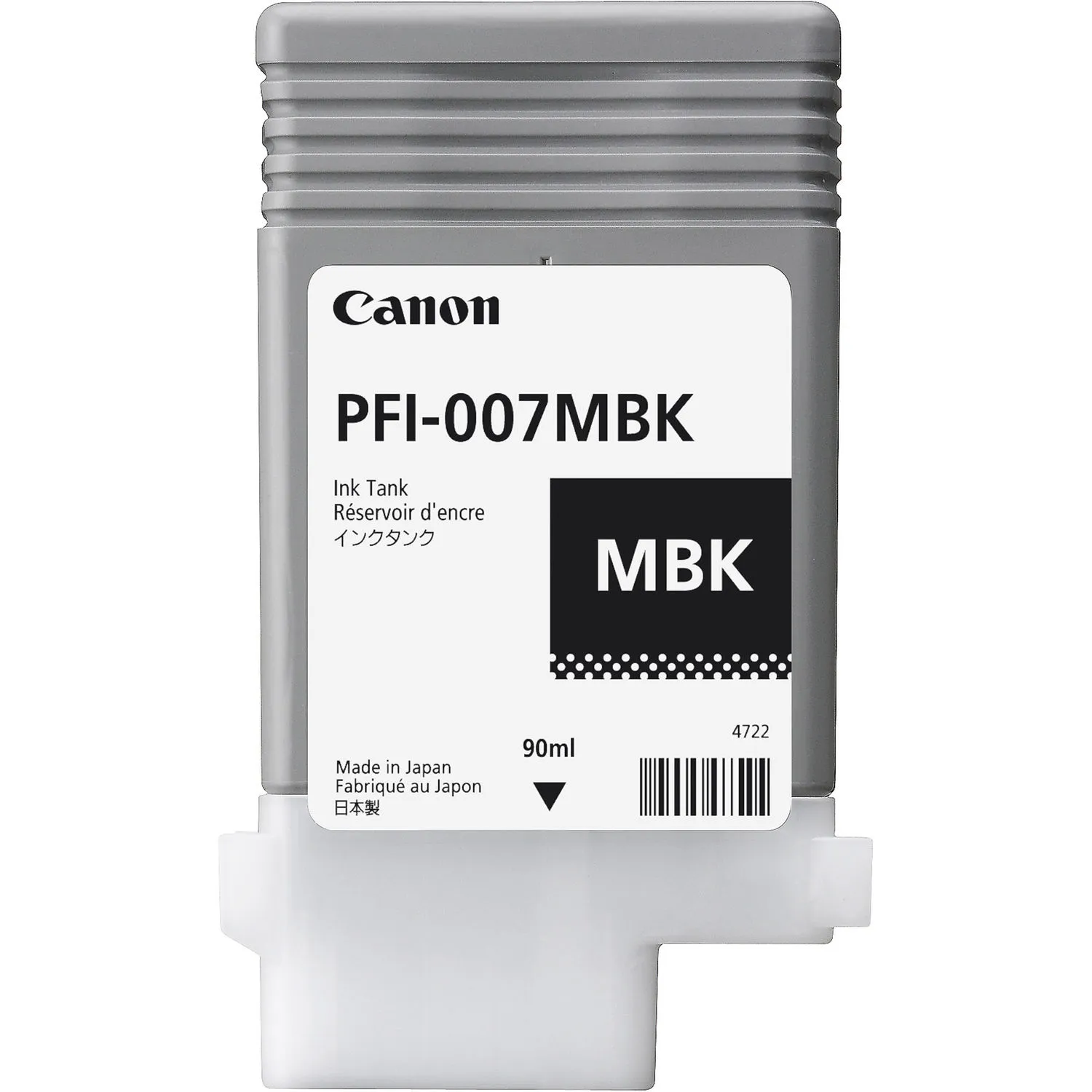 Canon PFI-007MBK Matte Black Ink Tank (90mL)
