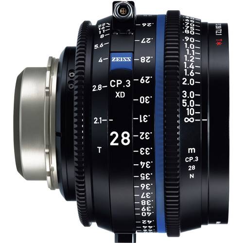 ZEISS CP.3 XD 28mm T2.1 Compact Prime Lens (PL Mount, Feet)