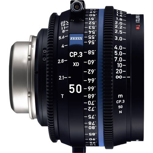 ZEISS CP.3 XD 50mm T2.1 Compact Prime Lens (PL Mount, Feet)