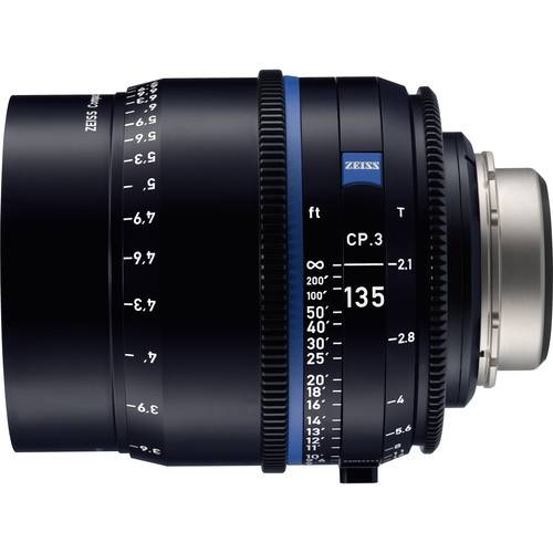 ZEISS CP.3 135mm T2.1 Compact Prime Lens (Canon EF Mount, Feet)