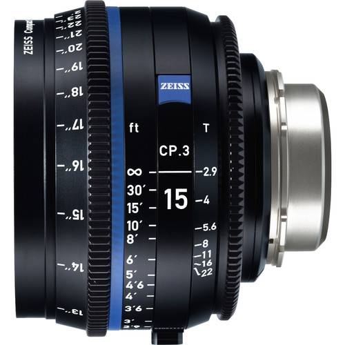 ZEISS CP.3 15mm T2.9 Compact Prime Lens (MFT Mount, Feet)