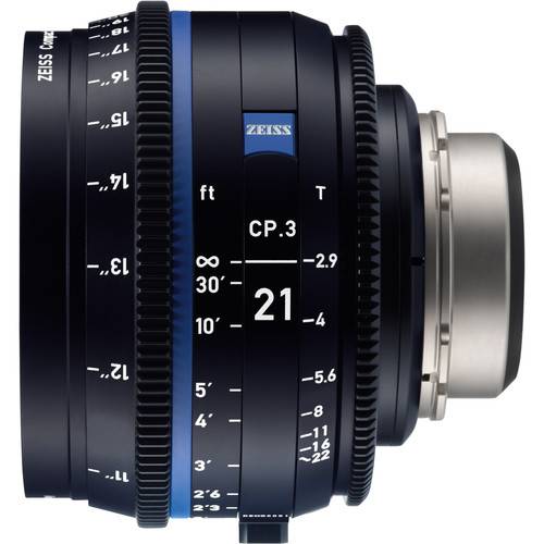 ZEISS CP.3 21mm T2.9 Compact Prime Lens (MFT Mount, Feet)