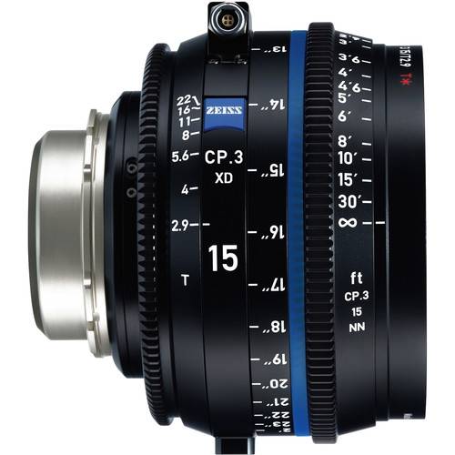 ZEISS CP.3 XD 15mm T2.9 Compact Prime Lens (PL Mount, Feet)