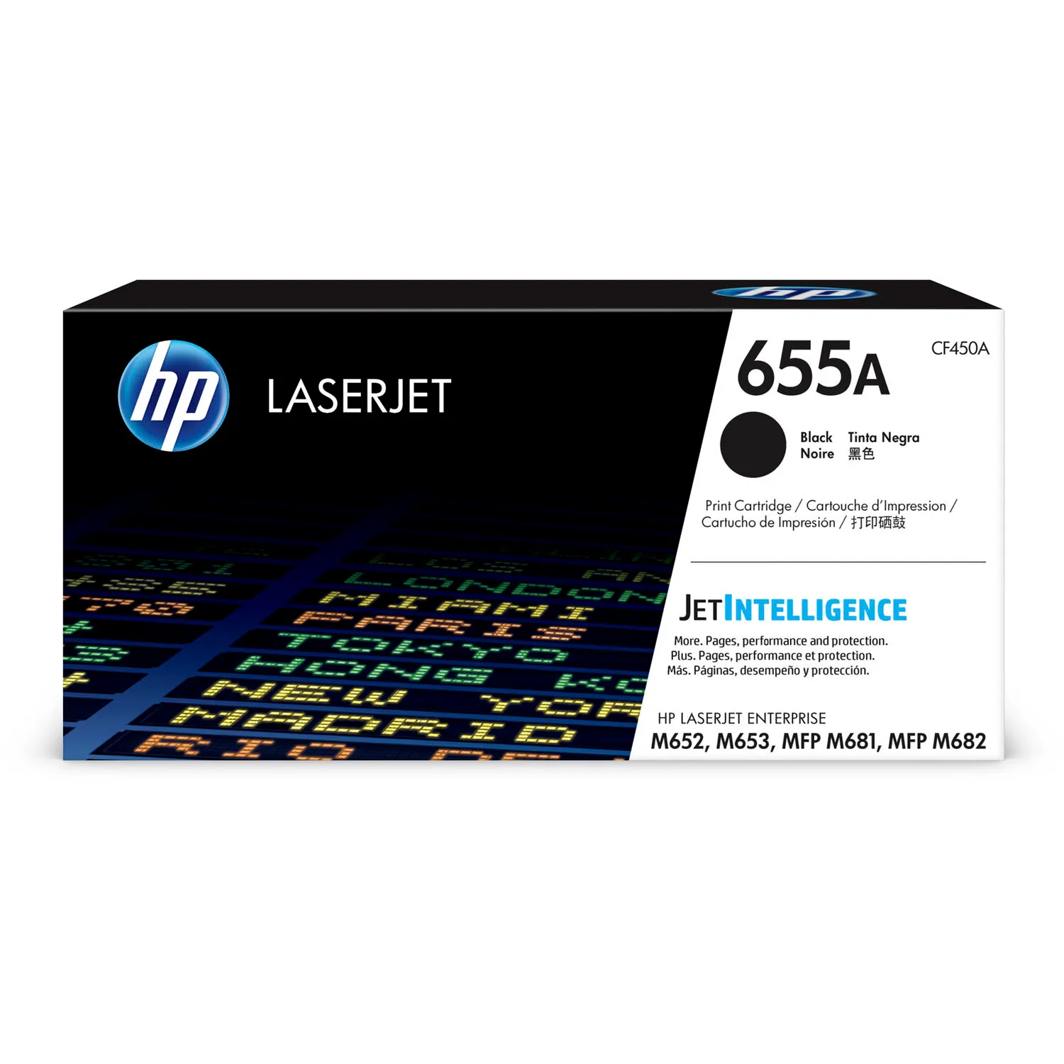 HP 655A LaserJet Enterprise Black Toner Cartridge