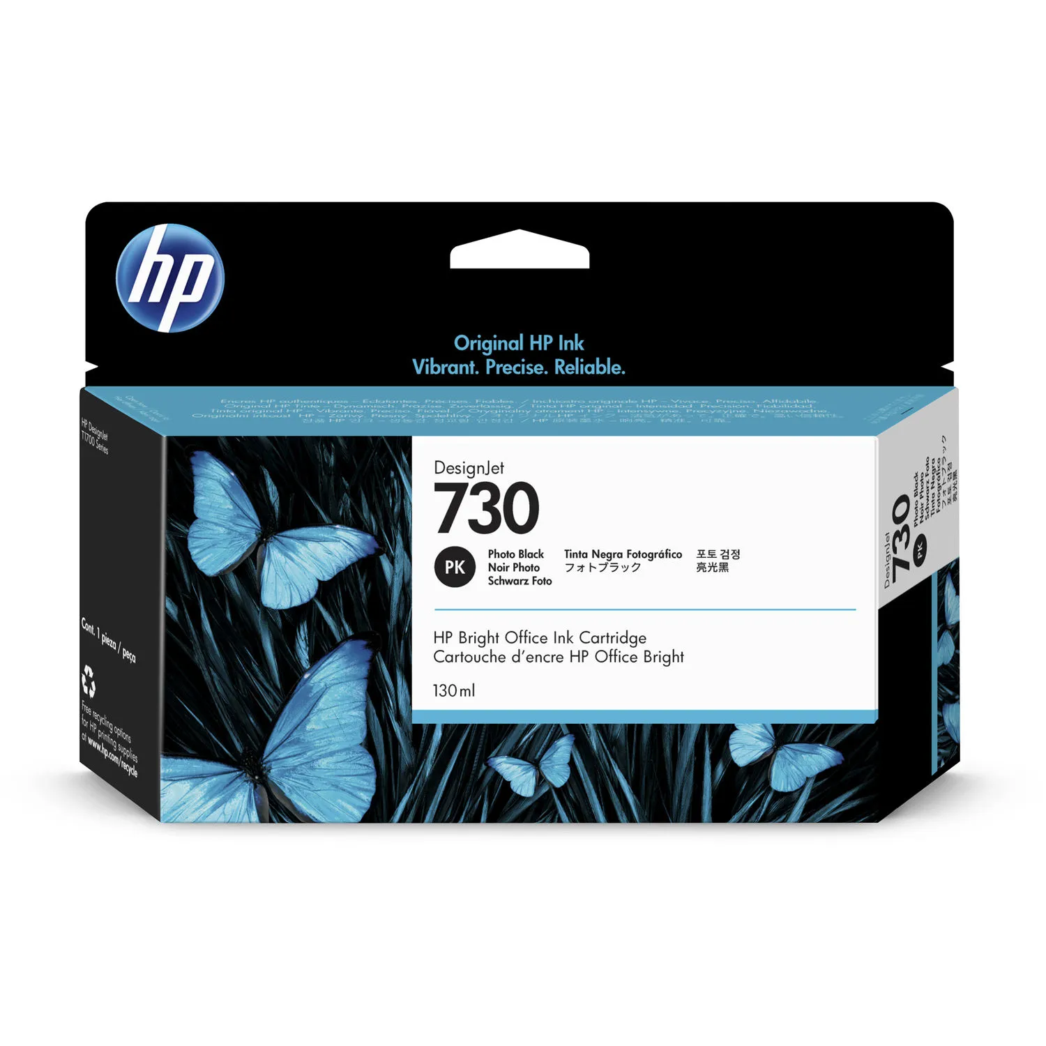 HP 730 Photo Black Ink Cartridge (130mL)