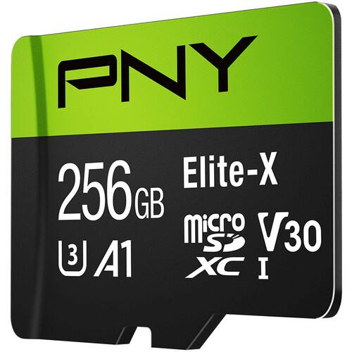 PNY 256GB Elite-X UHS-I microSDXC Memory Card