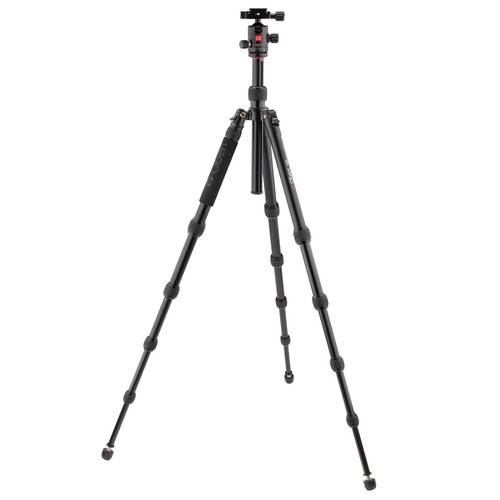 Oben AT-3565 Aluminum Travel Tripod and BZ-217T Triple-Action Ball Head