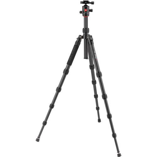 Oben CT-3586 Carbon Fiber Travel Tripod and Triple Action BZ-226T Ball Head