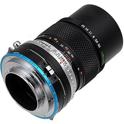 FotodioX Pro Shift Mount Adapter for Olympus OM-Mount Lens to Fujifilm X-Mount Camera