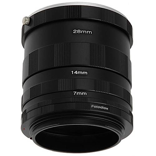 FotodioX Macro Extension Tube Set for Canon EOS (EF, EF-S) Cameras: for Extreme Close-Up Photography